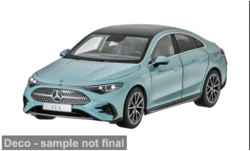Diecast model cars Mercedes CLA Base (C178) HEV turquoise 2025 1/18 I NZG