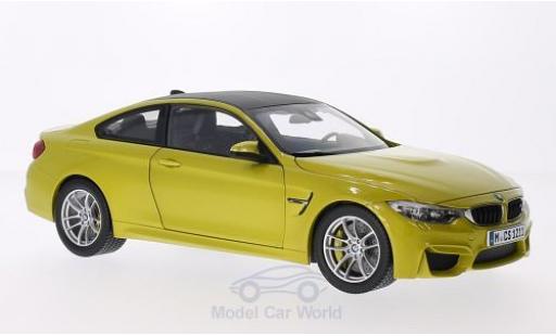 Diecast model cars Bmw M4 lb performance Coupe metallic yellow 1/18 Paragon