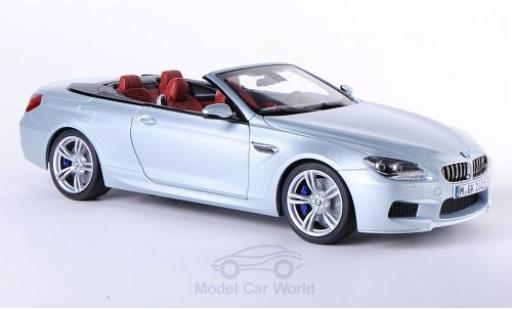 Diecast model cars Bmw M6 Cabriolet Convertible (F12) grey 2012 1/18 Paragon