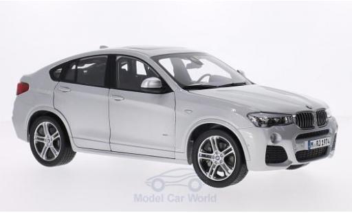 Diecast model cars Bmw X4 suv grey 2015 1/18 Paragon