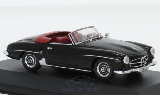 Diecast model cars Mercedes 190 Base SL (W121) black 1955 1/43 Pct