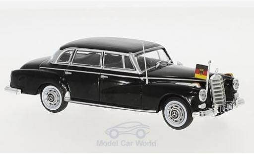 Diecast model cars Mercedes 300 Base d (W189) black 1957 1/43 Pct