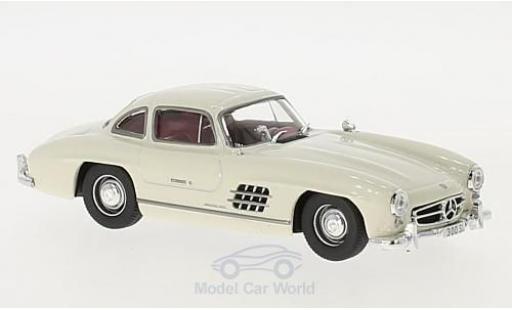 Diecast model cars Mercedes 300 Base (W198) white 1954 1/43 Pct