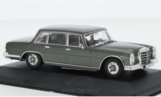Diecast model cars Mercedes 600 Base (W100) metallic green 1964 1/43 Pct