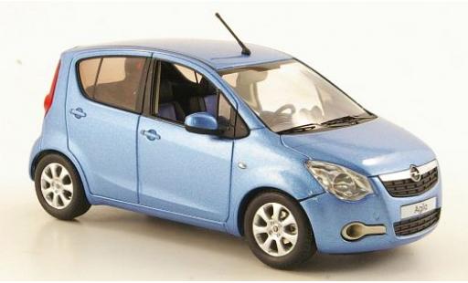 Diecast model cars Opel Agila B met.-blue metallic blue 2008 sans Vitrine 1/43 Schuco