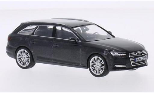 Diecast model cars Audi A4 avant metallic grey 2015 1/43 Spark