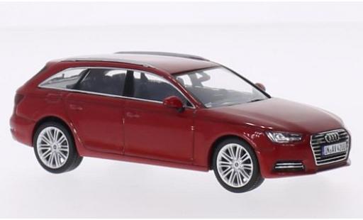 Diecast model cars Audi A4 avant red 2015 1/43 Spark