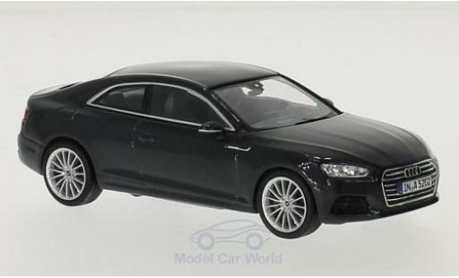 Diecast model cars Audi A5 coupe metallic grey 2016 1/43 Spark