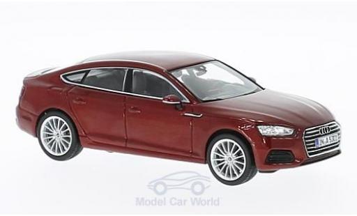 Diecast model cars Audi A5 sportback metallic red 2016 1/43 Spark