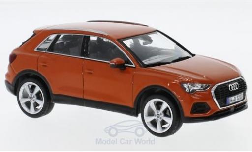 Diecast model cars Audi Q3 suv orange 1/43 Spark