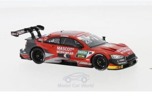 Diecast model cars Audi RS5 dtm RS 5 No.28 2019 L.Duval 1/43 Spark