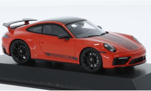 Diecast model cars Porsche 911 S Carrera Gijs van Lennep Edition orange 1/43 I Spark