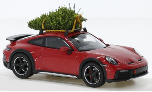 Diecast model cars Porsche 911 Dakar red Christmas Edition 2023 1/43 I Spark