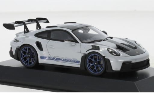 Diecast model cars Porsche 911 GT3 R S metallise grey /D&Atilde;&copy;corer 2022 1/43 I Spark