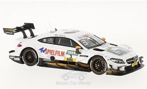 Diecast model cars Mercedes C DTM AMG C63 No.3 TV Spielfilm 2017 P.Di Resta 1/43 Spark