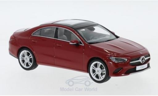 Diecast model cars Mercedes CLA Coupe (C118) red 2019 1/43 Spark
