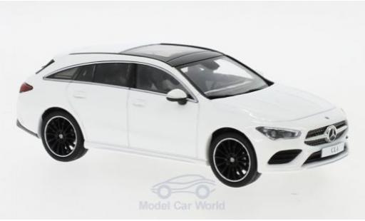 Diecast model cars Mercedes CLA Shooting Brake white 2019 1/43 Spark