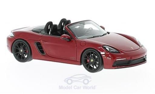 Diecast model cars Porsche 718 GTS red 1/43 Spark