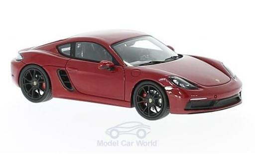 Diecast model cars Porsche 718 GTS red 1/43 Spark