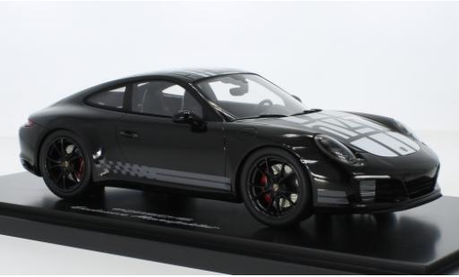 Diecast model cars Porsche 911 S Carrera Endurance Racing Edition black/Dekor Intelligent Performance 2016 avec Vitrine 1/18 Spark