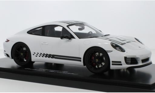Diecast model cars Porsche 911 S Carrera Endurance Racing Edition white/Dekor Intelligent Performance 2016 avec Vitrine 1/18 Spark