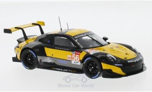 Diecast model cars Porsche 911 RSR ( II) No.56 Project 25 WEC 2018 E.Perfetti/P.Lindsey/J.Bergmeister 1/43 Spark