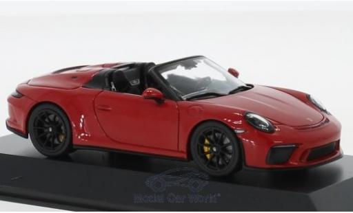 Diecast model cars Porsche 911 Speedster (991 II) red 2019 1/43 Spark