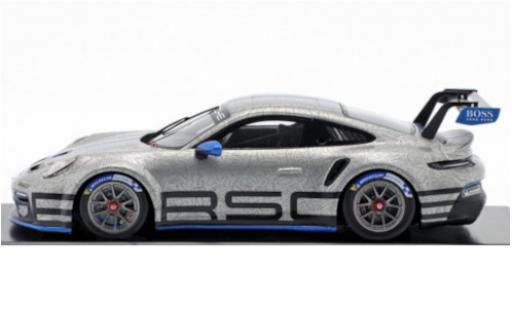 Diecast model cars Porsche 911 GT3 Cup grey/Dekor 1/43 Spark