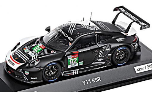 Diecast model cars Porsche 911 RSR (991.2) No.92 24h Le Mans 2020 M.Christensen/K.Estre/L.Vanthoor 1/43 Spark