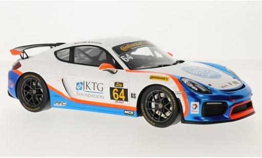 Diecast model cars Porsche 718 GT4 Clubsport No.64 Team TGM T.Giovanis/G.Cosmo 1/18 Spark