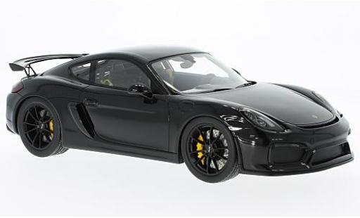Diecast model cars Porsche 718 GT4 black 1/18 Spark