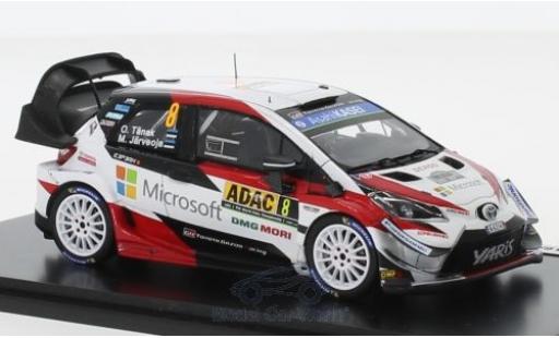 Diecast model cars Toyota Yaris WRC No.8 Gazoo Racing Rally WM Rally Germany 2018 O.T&Atilde;&curren;nak/M.Jarveoja 1/43 Spark