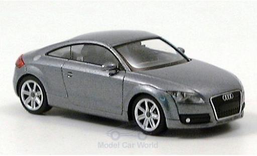 Diecast model cars Audi TT coupe metallic grey 2006 1/87 Wiking