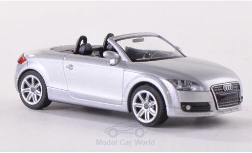 Diecast model cars Audi TT roadster (8J) grey 2007 1/87 Wiking