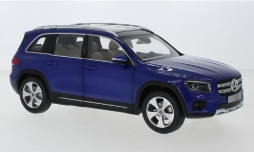 Diecast model cars Mercedes GLB Base (X247) metallic blue 1/18 Z Models