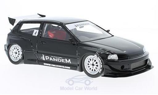 Diecast model cars Honda Civic Base (EG6) by Pandem black RHD 1/18 Ignition Model