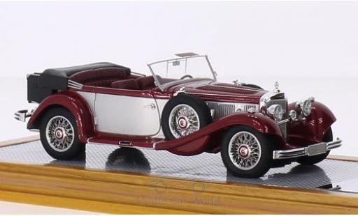 Diecast model cars Mercedes 500 Base K Tourenwagen metallic red/grey 1935 sn113663 1/43 Ilario