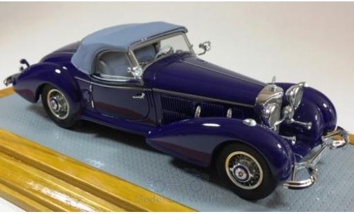 Diecast model cars Mercedes 540 Roadster K Spezial blue 1939 sn408383 1/43 Ilario