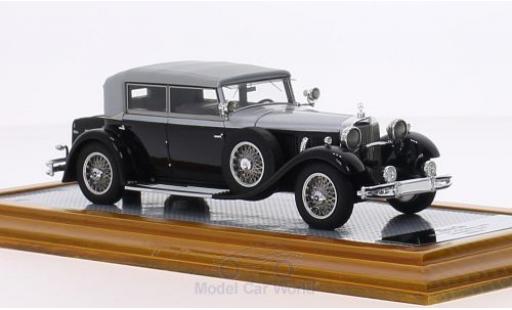 Diecast model cars Mercedes 770 Cabriolet K (W07) Convertible D black/grey 1930 sn83816 hood closed 1/43 Ilario