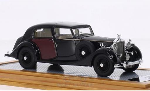 Diecast model cars Rolls Royce Phantom Park Ward III Sedanca de Ville black/red RHD 1937 sn3CP192 1/43 Ilario