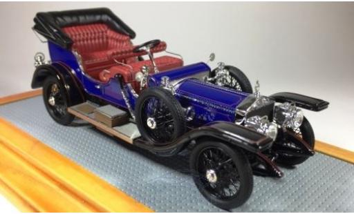 Diecast model cars Rolls Royce Silver Ghost Ceremonial Victoria blue RHD 1911 sn1683 Maharajah of Mysore 1/43 Ilario