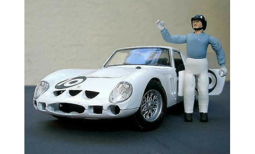 Ferrari 250 GTO 1/18 Burago graham hill white diecast model cars