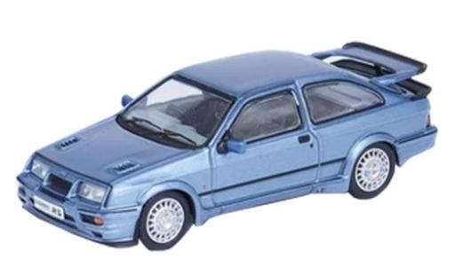 Diecast model cars Ford Sierra RS 500 Cosworth metallic blue RHD 1986 1/64 INNO64