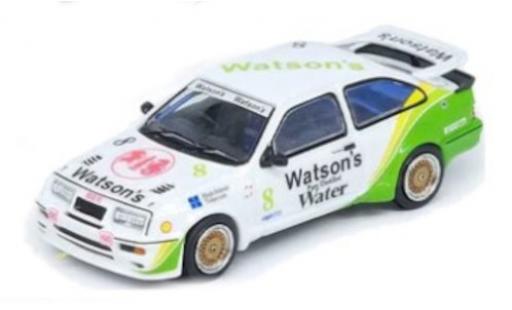 Diecast model cars Ford Sierra RS 500 Cosworth No.8 Watsons Macau Guia Race 1989 T.Harvey 1/64 INNO64