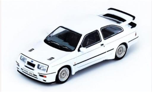 Diecast model cars Ford Sierra RS 500 Cosworth white RHD 1986 1/64 INNO64