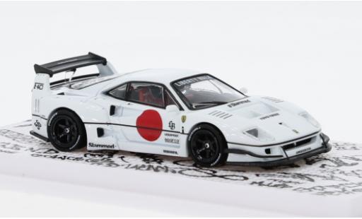 Diecast model cars Ferrari F40 LBWK white/D&Atilde;&copy;corer 1/64 INNO64