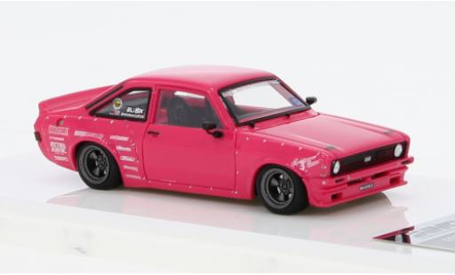 Diecast model cars Ford Escort Berlina MK II Pandem Emotion Retro Havoc pink 1/64 INNO64