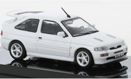 Diecast model cars Ford Escort Cosworth RS white 1992 1/64 INNO64