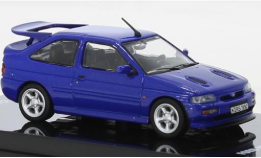Diecast model cars Ford Escort Cosworth RS metallise blue 1992 1/64 INNO64
