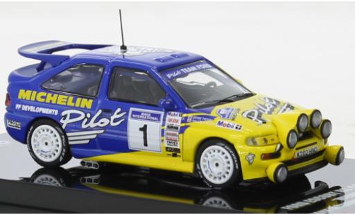 Diecast model cars Ford Escort Cosworth RS No.1 Pilote Team Michelin Rally Manx 1994 1/64 INNO64